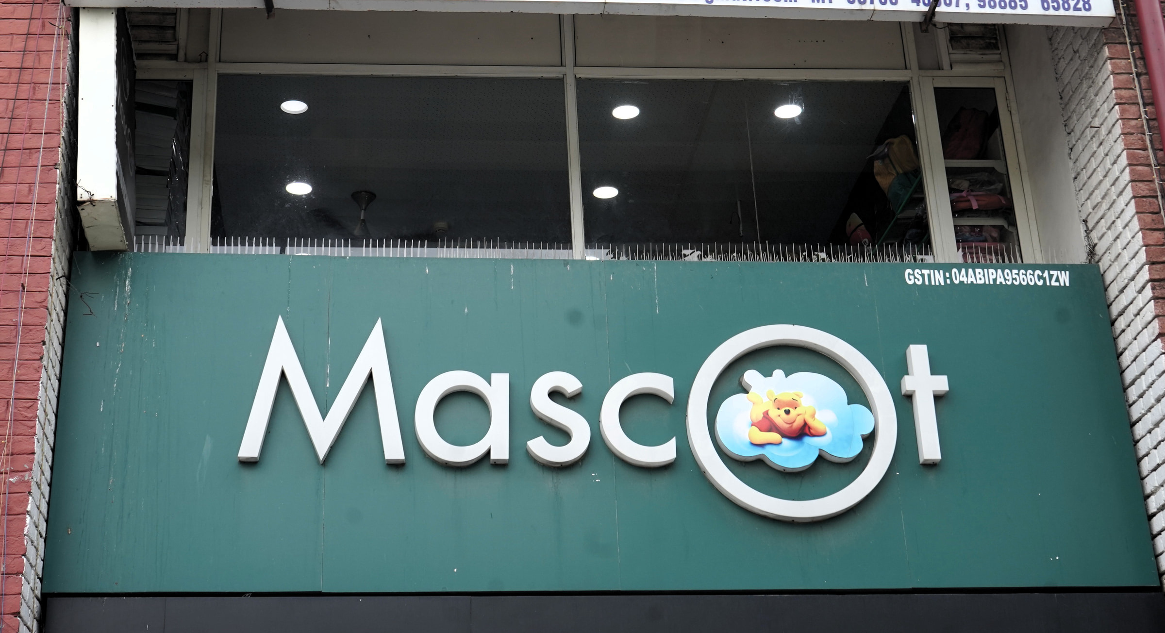 The Mascot fascia in the Sector 35 inner market, Chandigarh