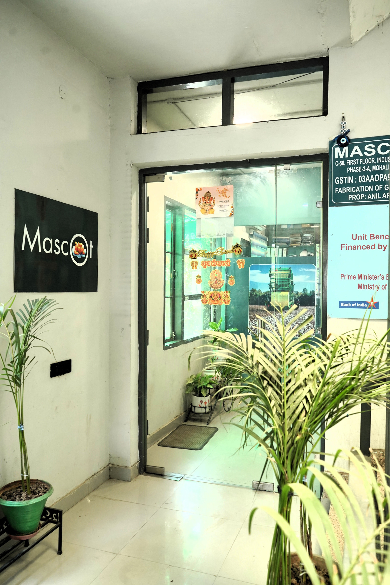 The head office entrance at C-50, Industrial Area Phase 3